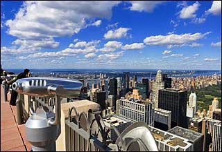 Top of the Rock Observation Deck at Rockefeller Center